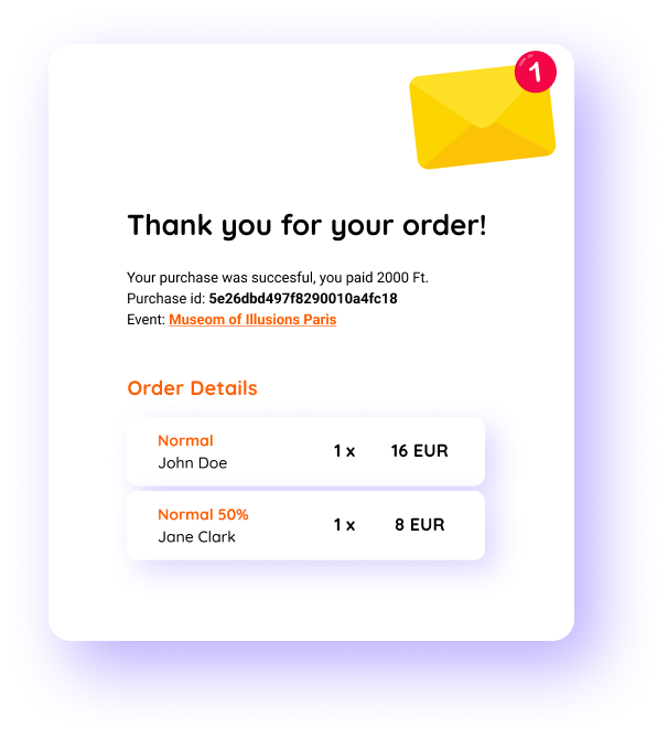 OrderConfirmation screenshot